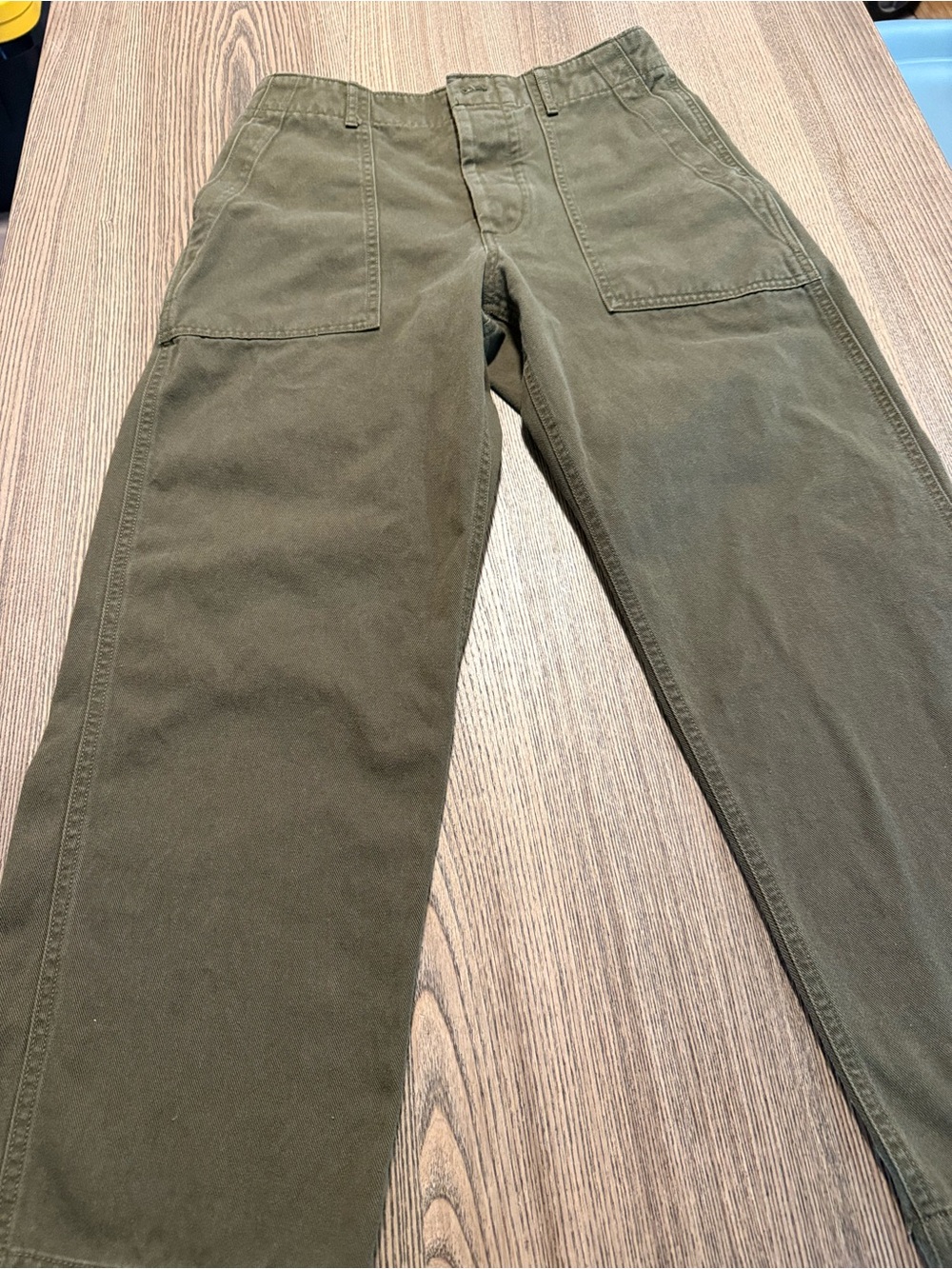 Banana Republic Olive Utility Cargo Pants